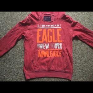 Pink American eagle hoodie